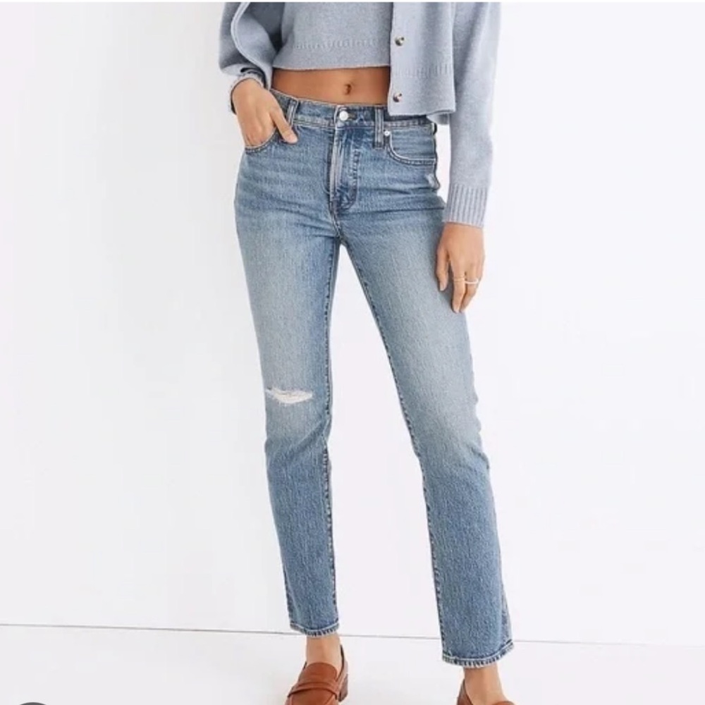 Madewell High Rise Light Blue Jeans